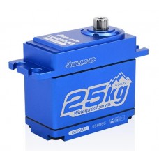 POWER HD SERVO WATERPROOF BLUE ALU CASE (25.0KG.0.141SEC) / HD-LW-25MG